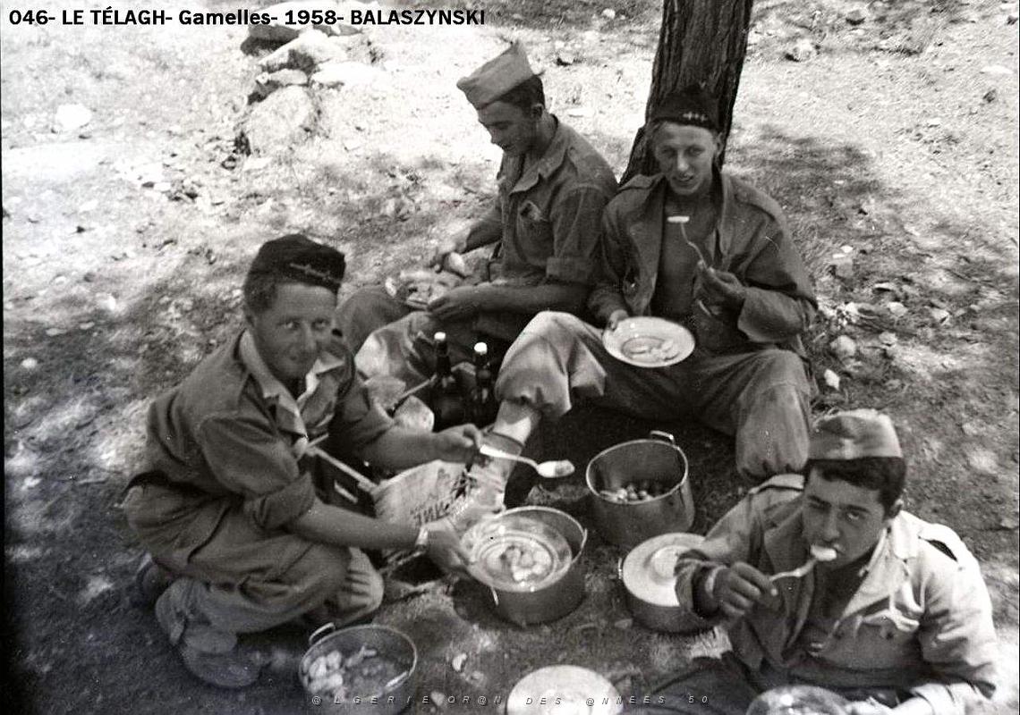 046- Le Telagh- 9e hussards- Gamelles-1958- Balaszynski.jpg